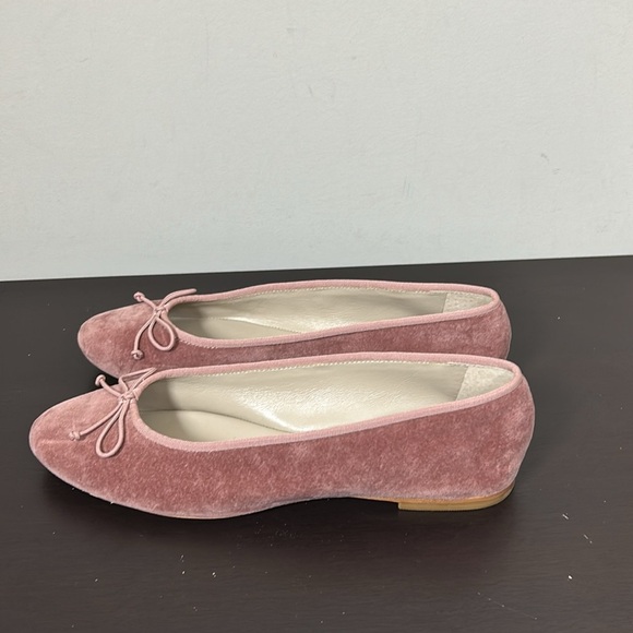 Anthropologie Pink Suede Flats - Picture 6 of 9